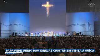 Na Suíça Papa pede união de igrejas cristãs [upl. by Nyrb]