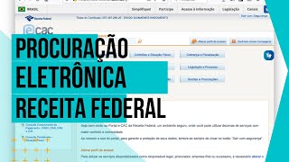 Procuração Eletrônica Receita Federal [upl. by Sicular]