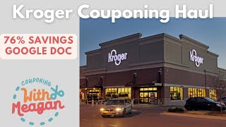 Kroger Grocery Couponing Haul Saved 76 Just Using my Phone [upl. by Claudetta]