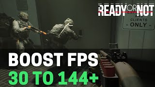 2023 BEST PC Settings for Ready or Not Maximize FPS amp Visibility [upl. by Bascomb]