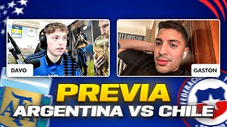 PREVIA ARGENTINA vs CHILE CON DAVOO XENEIZE [upl. by Velma]