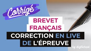 Brevet 2017  Correction de lépreuve de Français [upl. by Nytram]