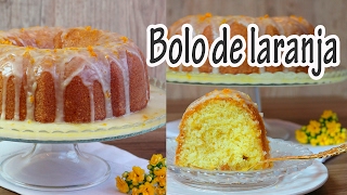 BOLO DE LARANJA FOFINHO I Receitas e Temperos [upl. by Lamberto]