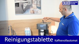 Kaffeevollautomat mit Reinigungstablette reinigen [upl. by Halet]