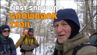 First Snow on Snowbank Trail BWCA [upl. by Landon617]