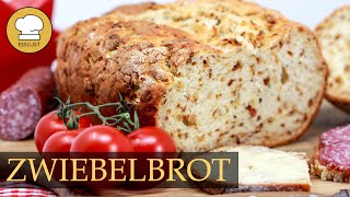 Schnelles ZWIEBELBROT mit goldbrauner Kruste und ohne Hefe [upl. by Gefell]