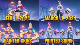 February amp March 2024 Starlight Skin amp Other Skin Release Date  MLBB [upl. by Sisi]