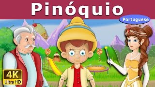 Pinóquio  Pinocchio in Portuguese  Portuguese Fairy Tales [upl. by Akeemahs]