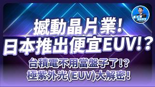 撼動晶片業！日本推出便宜EUV！？台積電不用當盤子了！？極紫外光EUV大解密！ [upl. by Xyla118]