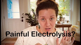 Does Electrolysis hurt How painful is permanent hair removal PCOS Hirsutism Facial Hair Removal [upl. by Emmi]