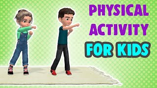 Physical Activities For Kids Get Active At Home [upl. by Konrad636]