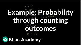 Example Probability through counting outcomes  Precalculus  Khan Academy [upl. by Chic]