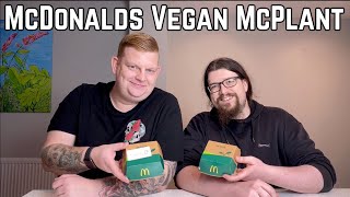 McPlant Review McDonalds New Vegan Beyond Meat Burger Now Available Nationally in the UK [upl. by Cybil]