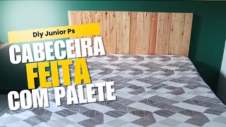 CABECEIRA DE CAMA DIY FAÇA VOCÊ MESMO [upl. by Haelhsa943]