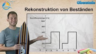 Integralrechnung  Rekonstruktion von Beständen  StrandMathe  Oberstufe ★ Übung 1 [upl. by Deron]