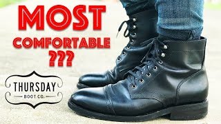 Most COMFORTABLE Boots  Thursday Boots Review [upl. by Aneeh]