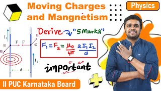 Moving Charges n Magnetism 13  Force Between Parallel infinite Current Carrying Conductor JEENEET [upl. by Elbert]