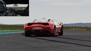 Ferrari 458 Speciale 2014  Drifting in Circuit de Clastres  ReplayOnboard [upl. by Zilevi]