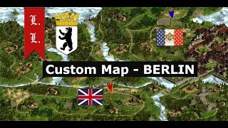 Cossacks 2 Battle for Europe  Custom Map Berlin Britain vs France 19 WO Commentaries [upl. by Pellegrini]