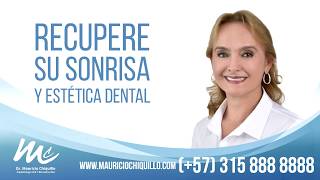 Implantes dentales en Bogota  Dr Mauricio Chiquillo [upl. by Mcquoid]