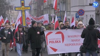 Telewizja Wałbrzych  III Wałbrzyski Marsz Niepodległości [upl. by Kyriako]