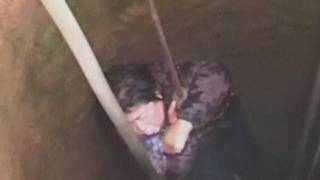 Woman falls down well in China [upl. by Marika914]