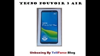 Tecno Pouvoir 3 Air Unboxing [upl. by Grefer]