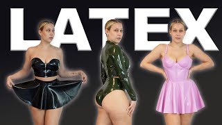 Elin Harness Latex Outfits Try On Haul [upl. by Attegroeg]