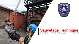 Skate Block en twin tension [upl. by Ioves]