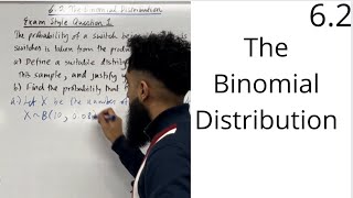 Edexcel AS Level Maths 62 The Binomial Distribution [upl. by Wimsatt143]