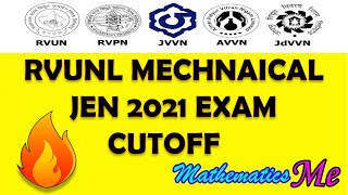 RVUNL JEnMechanical Exam 2021 Cutoff Analysis Expected Cutoff Safe Score Rvunl expected cut off [upl. by Oys]