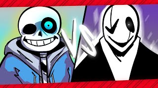 SANS vs GASTER  DEATH BATTLE april fools [upl. by Gothart]