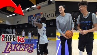 2Hype vs Kyle Kuzma  Can 2Hype Shoot Better than Kyle Kuzma BANK BASKETBALL CHALLENGE [upl. by Annissa]