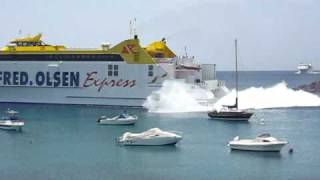 Ferry  Lanzarote to Fuerteventura [upl. by Reffinej]