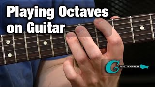 Guitar Lesson Using Octaves in Melodies amp Solos [upl. by Neenaej855]