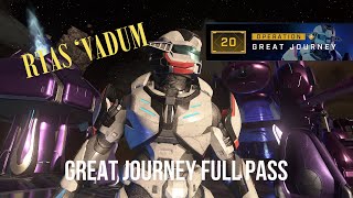 FREE ELITE ARMOUR Rtas Vadumhalfjaw  Great Journey Full Pass  Halo Infinite [upl. by Acino]