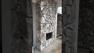 stonewall stonework stonemeasonry construction youtubeshorts viralvideo views [upl. by Eelra]