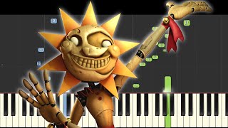 FNAF Security Breach  Superstar Daycare  Piano Tutorial [upl. by Ardnalak]