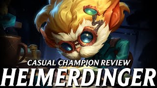 Heimerdinger basically doesnt exist without Arcane  Casual Champion Review [upl. by Abelard528]