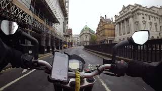 Motorcycling  Central London  KTM Duke [upl. by Yelsnit]