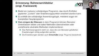 25 Übung Entwurfsmuster Adapter Besucher Struktur Schablonen in Mosaique Refaktorisierung Git [upl. by Ellicec]