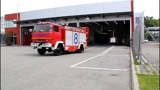 Flughafenfeuerwehr Friedrichshafen rückt aus [upl. by Maryjo]