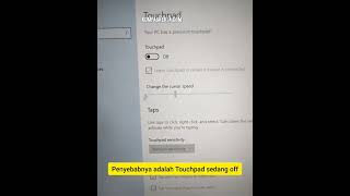 Cara mengatasi touchpad laptop tidak berfungsi [upl. by Agnesse]