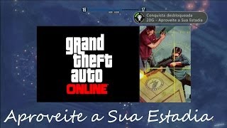 GTA V Online  ConquistaTroféu Aproveite a Sua EstadiaEnjoy Your Stay  Guia Completo ptbr [upl. by Sharla]