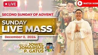 SUNDAY FILIPINO LIVE MASS TODAY II DECEMBER 8 2024 II FR JOWEL JOMARSUS GATUS [upl. by Lizzy]