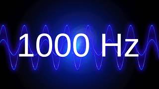 1000 Hz clean pure sine wave TEST TONE 1 khz frequency [upl. by Alyek]