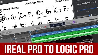 How to record iReal pro songs as backing tracks in Logic Pro [upl. by Knorring]