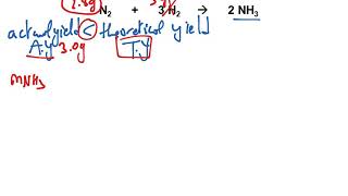 Percent yield  the efficiency of a chemical reaction [upl. by Key]