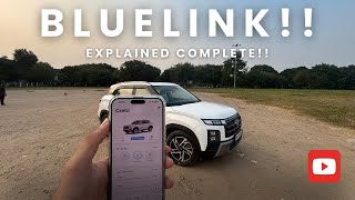 Is blue link useful  Hidden features of New Creta  Blue link explained complete [upl. by Eniad67]