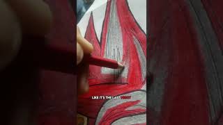 Drawing Goku SSG  animedrawing [upl. by Burrus]